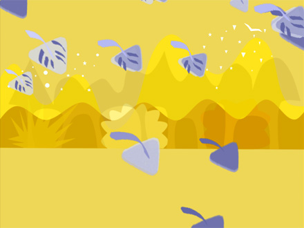 A kertekre leszállt a dér - animáció