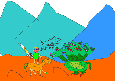 Sárkány mese - animáció