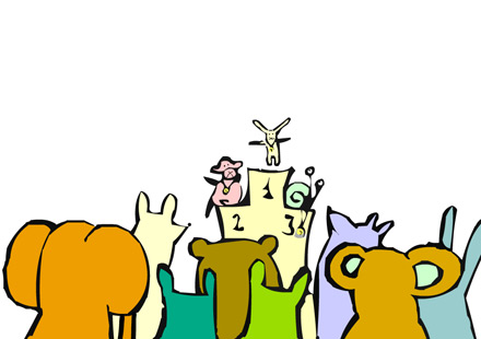 A táncverseny - animáció